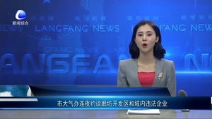 市大氣辦連夜約談廊坊開發(fā)區(qū)和域內違法企業(yè)