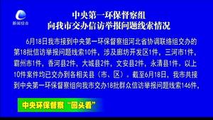 中央第一環(huán)保督察組向我市交辦信訪(fǎng)舉報(bào)問(wèn)題線(xiàn)索情況