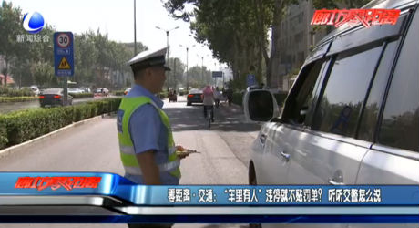 “車?yán)镉腥恕边`停就不貼罰單？